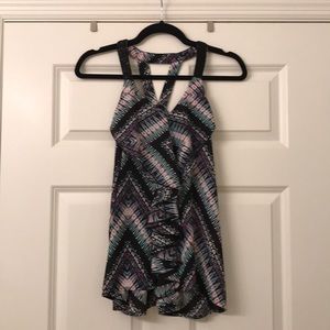 Charlotte Russe Aztec Racerback Tank